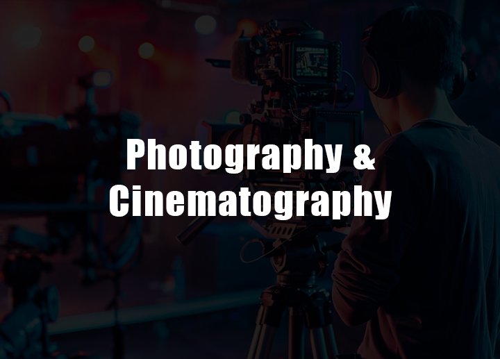 Photography and cinematography setup at Lens Grove Studio, a professional photo and video shoot rental space in Delhi, featuring a camera operator working with cinema cameras and lighting equipment, representing creative shoots, film production, and visual storytelling services.