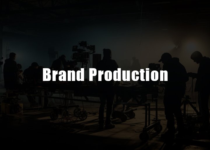 Brand production setup at Lens Grove Studio, a professional photo and video shoot rental space in Delhi, showing a film crew working with cameras, lighting, and production equipment, highlighting brand shoots, commercial production, and creative content creation services.